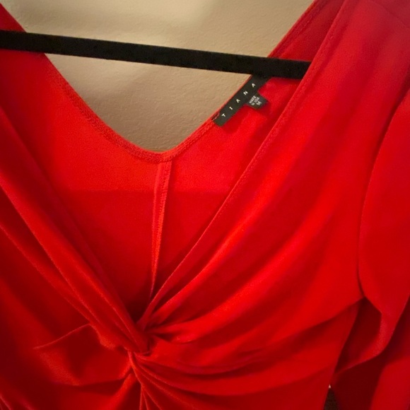 Tiana b red dress - Picture 3 of 4